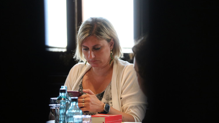 Alba Vergés (ERC), presidenta en funcions del Parlament de Catalunya. Agència Catalana de Notícies