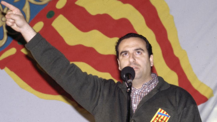 L'exfalangista Juan Garcia Sentandreu, el principal impulsor d'aquesta ILP acceptada a tràmit per la Mesa de les Corts Valencianes| Arxiu El Temps