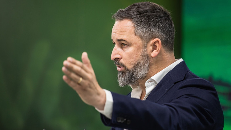 El dirigent de Vox, Santiago Abascal. Europa Press