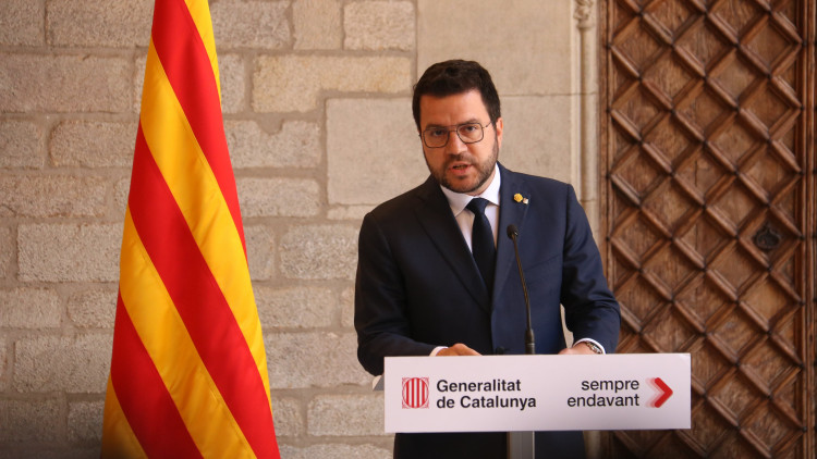 El president català Pere Aragonès. Agència Catalana de Notíciesc