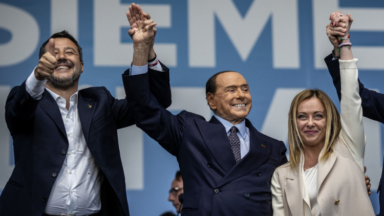 Berlusconi ha jugat un paper central en el blanquejament de l’extrema dreta amb les seues aliances.. Europa Press