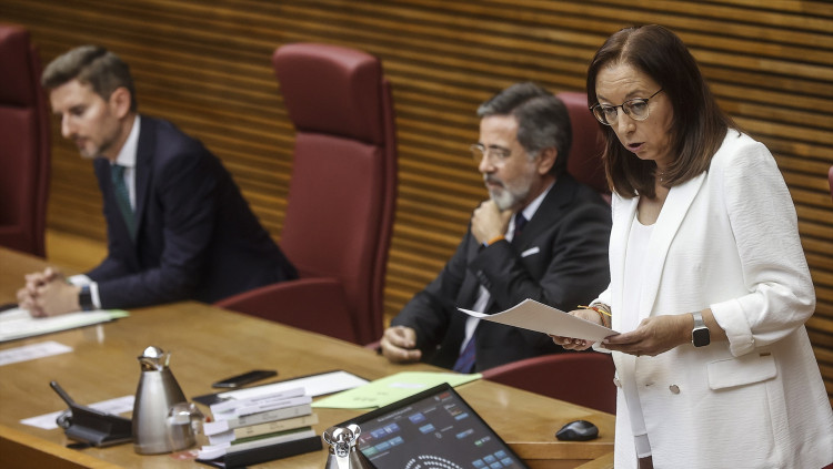 La nova presidenta de les Corts Valencianes, Llanos Massó| Rober Solsona/Europa Press