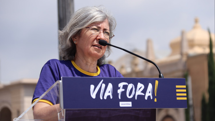 Dolors Feliu, presidenta de l'ANC. Agència Catalana de Notícies
