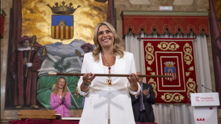 Marta Barrachina, des d'ahir presidenta de la Diputació de Castelló. Diputació de Castelló