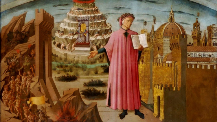 La imatge de Dante a la catedral de Florència