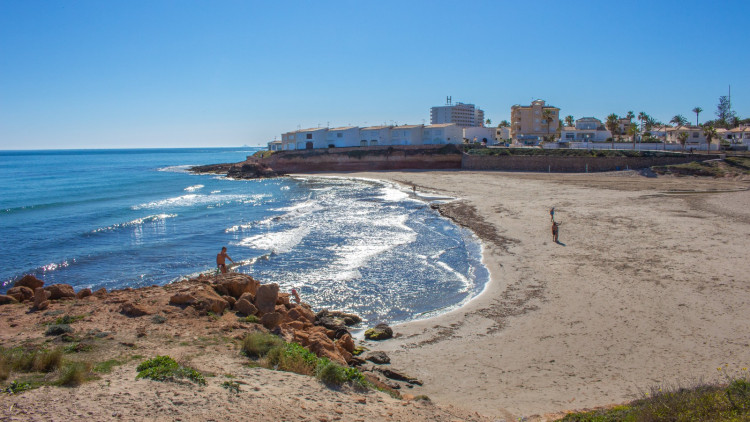 Cala Mosca, a Oriola, on s’ha projectat una urbanització