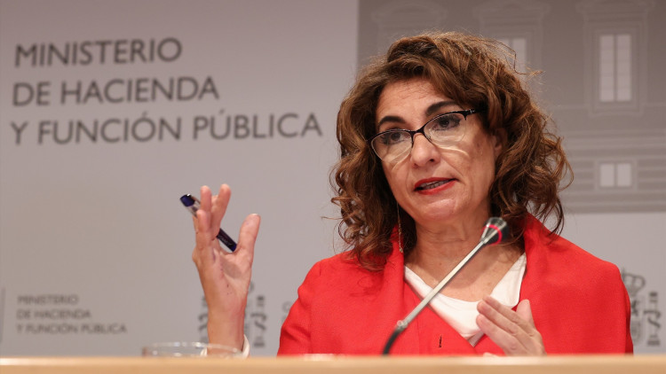 María Jesús Montero, ministra d'Hisenda. Europa Press