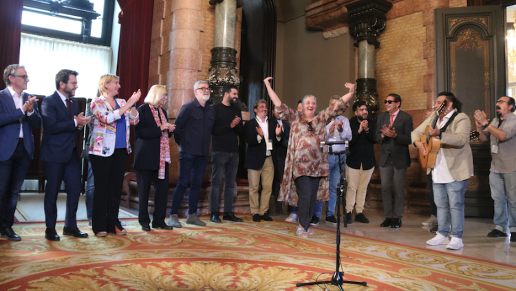 El Parlament de Catalunya va donar suport a la candidatura de la rumba catalana el passat 3 de maig. ACN