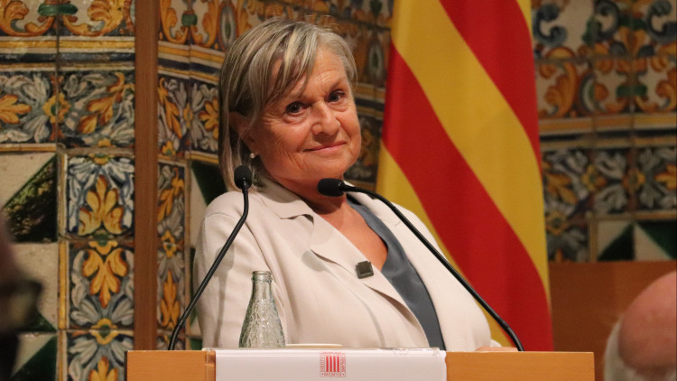 Teresa Cabré, presidenta de l'IEC. Agència Catalana de Notícies