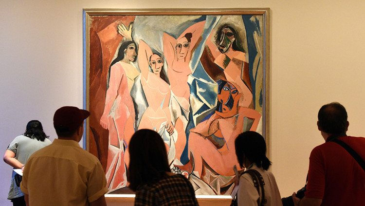Les senyoretes d’Avinyó hereten de Gósol l’estructura de Pageses d’Andorra i L’harem, les dislocacions i deformacions de Tres nus i L’harem i la estereotipació del romànic (Josep Fondevila).. ADOBE STOCK