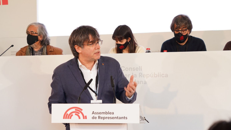 L'impulsor i president del Consell de la República, Carles Puigdemont. Europa Press