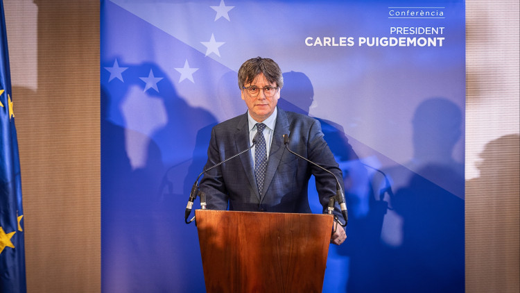 El president català a l'exili, Carles Puigdemont. Europa Press