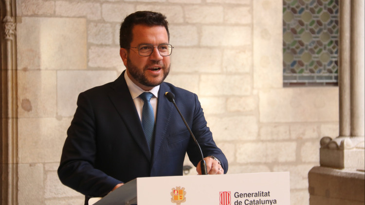 El president català Pere Aragonès. Agència Catalana de Notícies