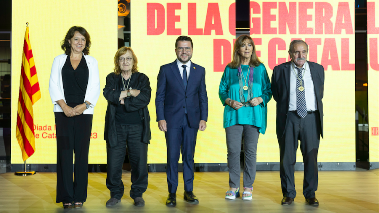 Lliurament de les Medalles d'Or de la Generalitat de Catalunya a la plaça Margarida Xirgu de Barcelona. JORDI PLAY