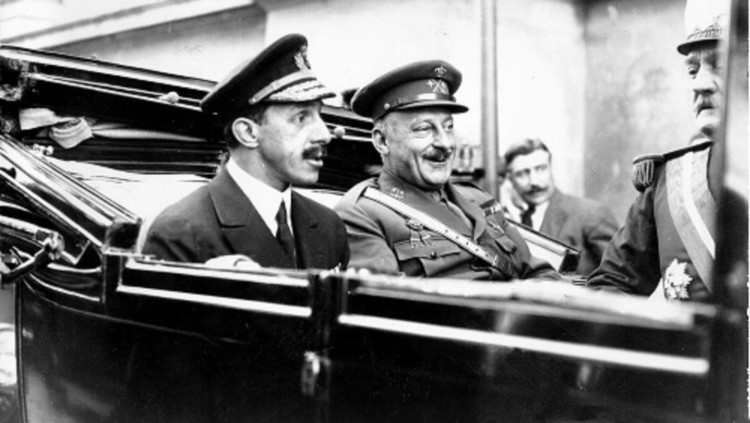 El dictador Miguel Primo de Rivera amb el rei Alfons XIII