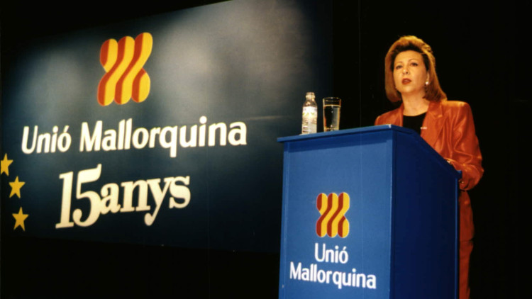 Maria Antònia Munar, líder històrica d'Unió Mallorquina. Joan Celià - Arxiu EL TEMPS
