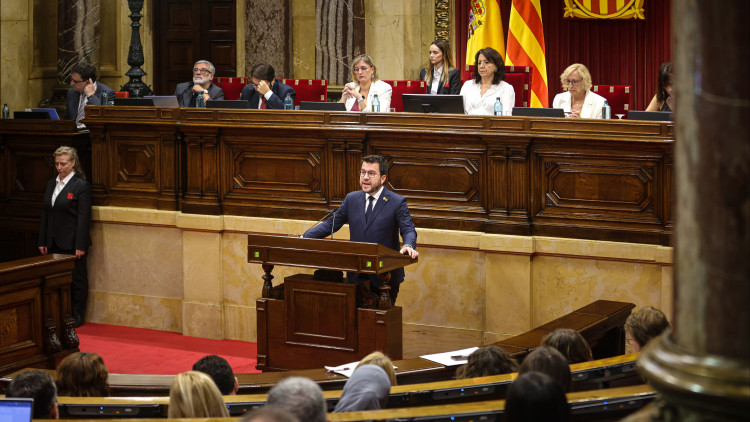 El president català Pere Aragonès. Agència Catalana de Notícies
