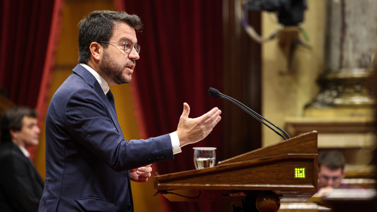 El president català Pere Aragonès. Agència Catalana de Notícies