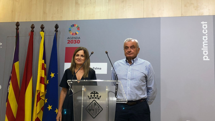 Gari Durán i Fulgencio Coll, portaveu i regidor de Vox a Palma. Europa Press