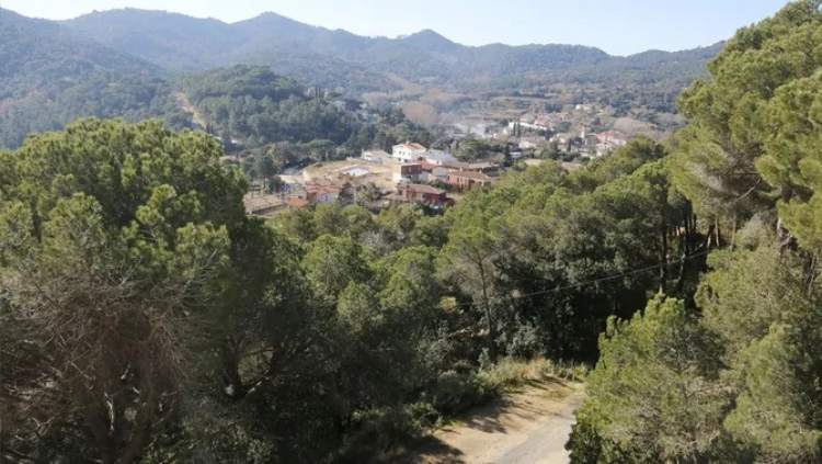 Vista d'Òrrius (Maresme). Agència Catalana de Notícies