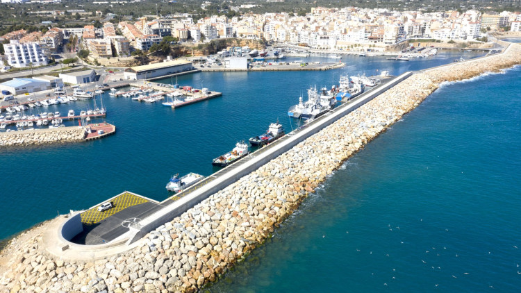 Reforç dic de recer port de l'Ametlla de Mar (Baix Ebre)