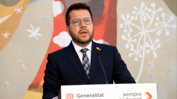 El president català Pere Aragonès. Agència Catalana de Notícies
