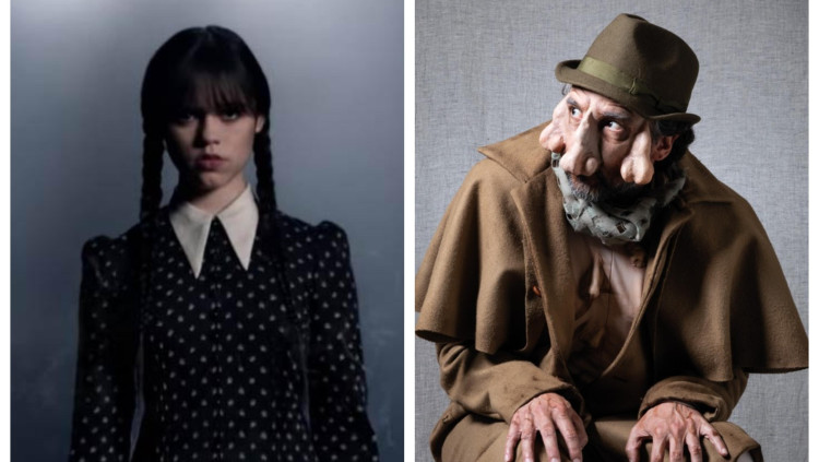 Miércoles, personatge de la família Addams, ara recuperat per Netflix; i l'Home dels Nassos, segons interpretació de l'Etno.