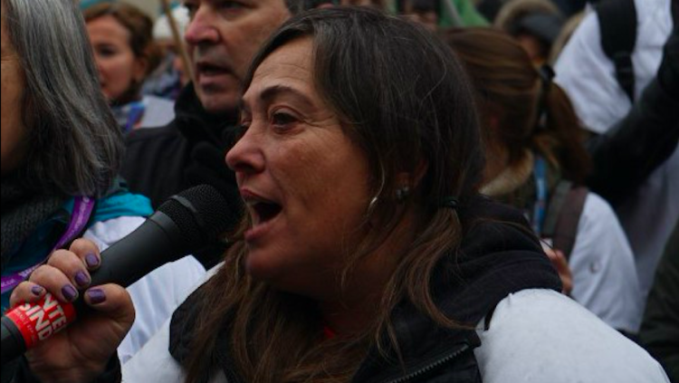 Mònica Meroño, de la Intersindical