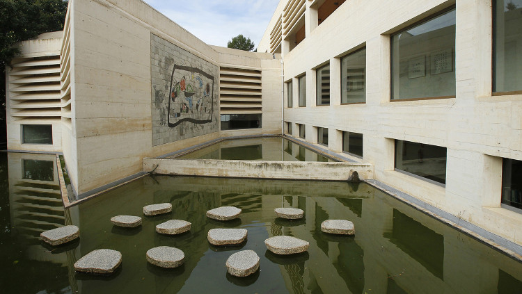 A més del valor artístic extraordinari de les obres que s’hi poden veure, Miró Mallorca Fundació compta amb l’atractiu dels tres edificis que l’acullen; l’edifici Moneo i els Tallers Sert i  Son Boter. ISAAC BUJ