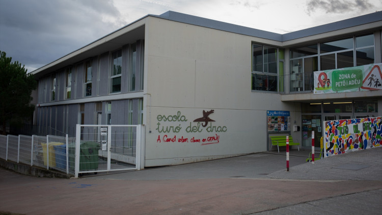 L'exterior de l'escola Turó del Drac de Canet de Mar| Europa Press