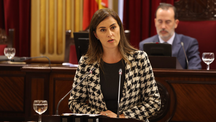 La diputada de Vox al Parlament Balear Idoia Ribas. Europa Press