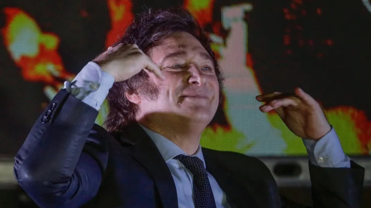 Javier Milei, guanyador d'eleccions a l'Argentina. Der Spiegel