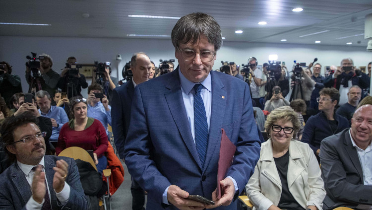 El president a l'exili Carles Puigdemont. Europa Press