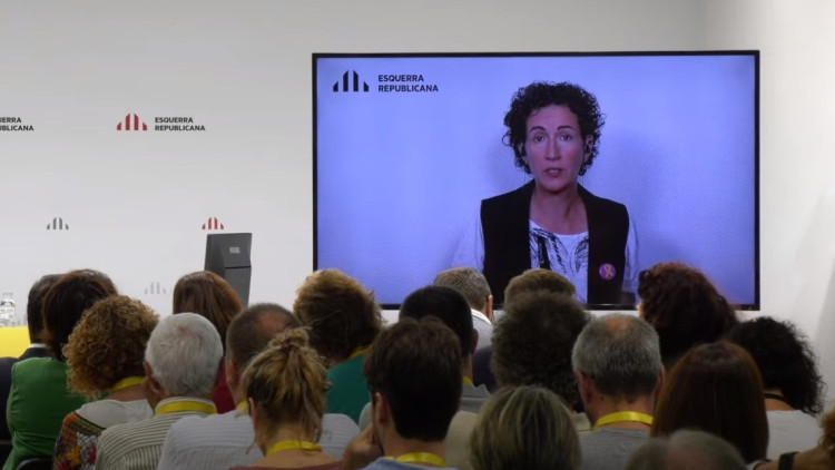 La secretària general d'ERC, Marta Rovira. Europa Press