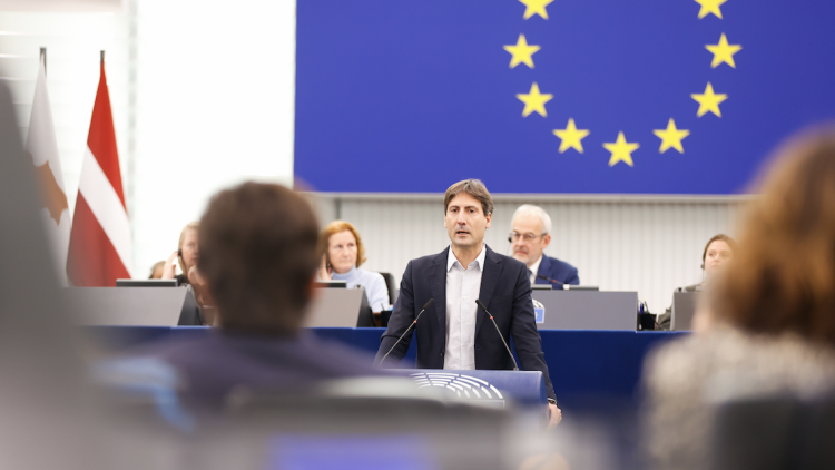 Jordi Solé, d'ERC, a l'Eurocambra. ACN