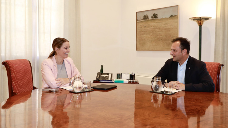 Marga Prohens i Llorenç Córdoba. Europa Press