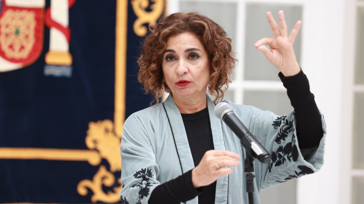 La vicepresidenta i ministra d'Hisenda, María Jesús Montero. Europa Press