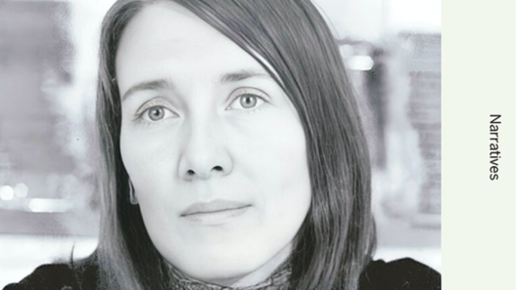 Detall de la coberta de 'La dona gelada' d'Annie Ernaux
