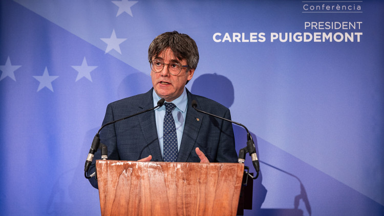 El president català a l'exili, Carles Puigdemont. Europa Press
