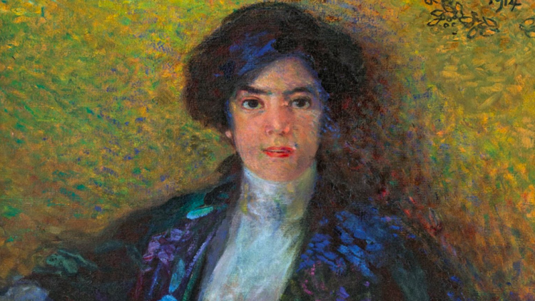 Grazia Deledda. Retrat de Plinio Nomellini