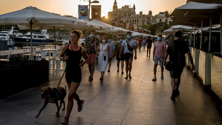 Una imatge quotidiana del barri de la Barceloneta.. Europa Press