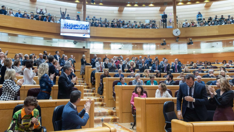Sessió del Congrés dels Diputats celebrada al Senat. Europa Press