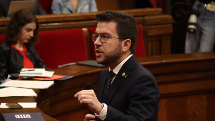 El president català Pere Aragonès. Agència Catalana de Notícies