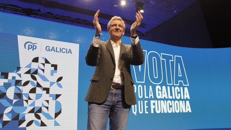 El guanyador de les eleccions a Galícia, Alfonso Rueda (PP). Europa Press