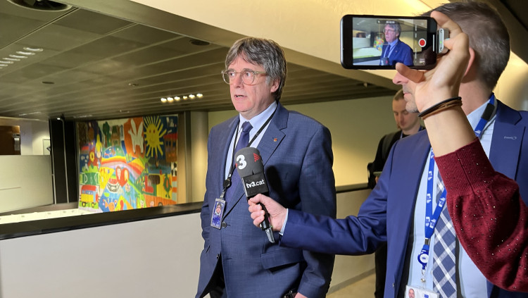 El president català a l'exili, Carles Puigdemont. Agència Catalana de Notícies