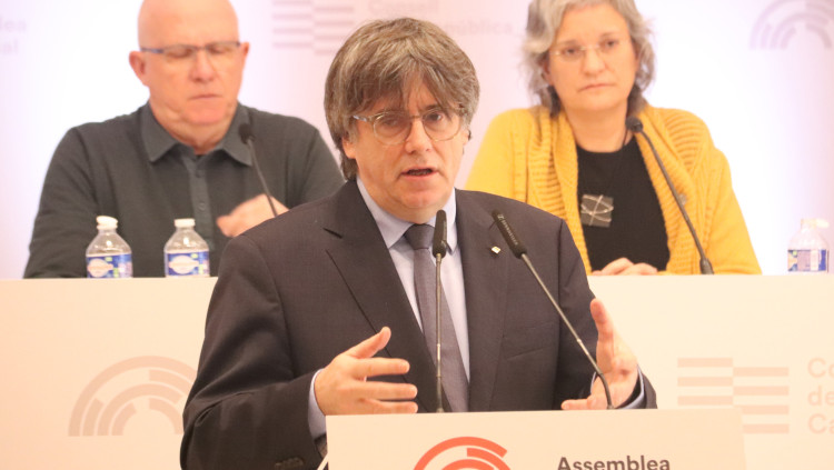 El president català a l'exili, Carles Puigdemont. Agència Catalana de Notícies