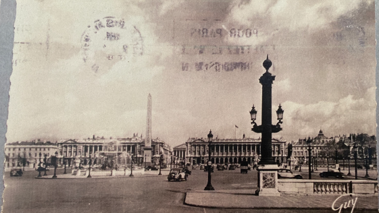 Postal de Tàpies a Brossa: París, desembre de 1950. Cortesia de Galaxia Gutenberg.