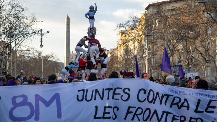 8-M a Barcelona. Europa Press
