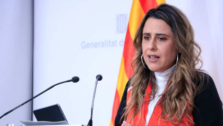 La portaveu del Govern català, Patrícia Plaja. Agència Catalana de Notícies