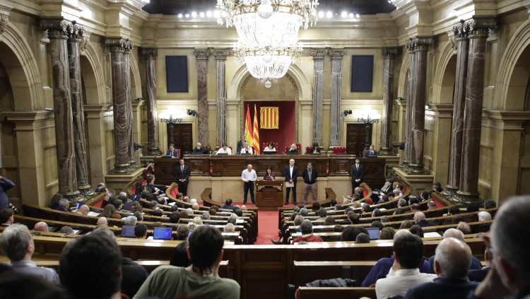 Sessió al Parlament de Catalunya. Europa Press